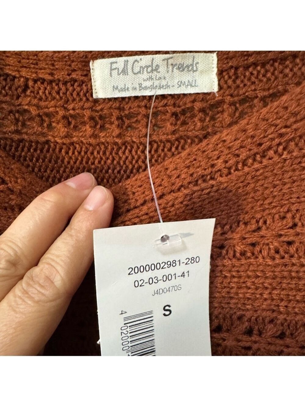 Full Circle Trend Dolman sleeve sweater 
Small - Picture 3 of 11